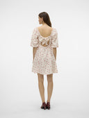 Φόρεμα με φράουλες Vero Moda 10324644 - Λευκό - thefashionproject.gr - VERO MODA