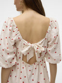Φόρεμα με φράουλες Vero Moda 10324644 - Λευκό - thefashionproject.gr - VERO MODA