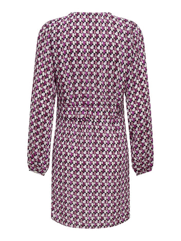 Φόρεμα με print ONLY 15331770 - Magenta - thefashionproject.gr - ONLY