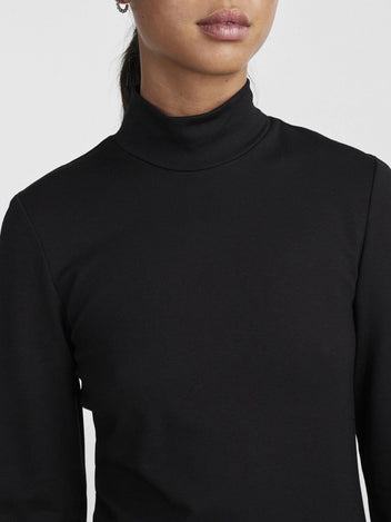 Φόρεμα με ψηλό γιακά PIECES 17141051 - Μαύρο - thefashionproject.gr - PIECES