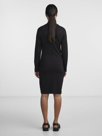 Φόρεμα με ψηλό γιακά PIECES 17141051 - Μαύρο - thefashionproject.gr - PIECES