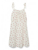 Φόρεμα μίνι με φράουλες Vero Moda 10324640 - Λευκό - thefashionproject.gr - VERO MODA