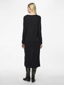 Φόρεμα μίντι basic Pieces 17151341 - Μαύρο - thefashionproject.gr - PIECES