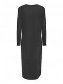 Φόρεμα μίντι basic Pieces 17151341 - Μαύρο - thefashionproject.gr - PIECES