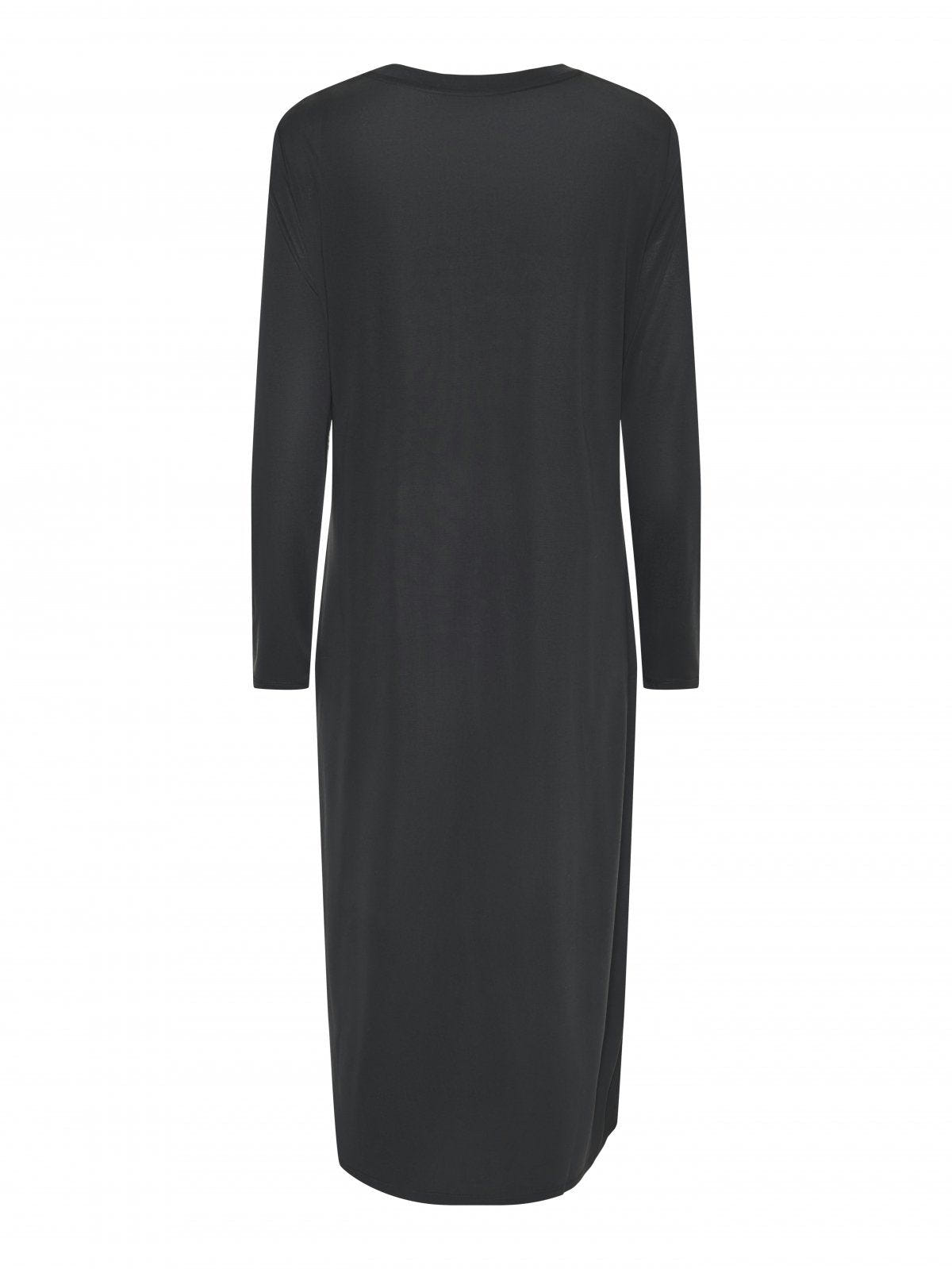 Φόρεμα μίντι basic Pieces 17151341 - Μαύρο - thefashionproject.gr - PIECES