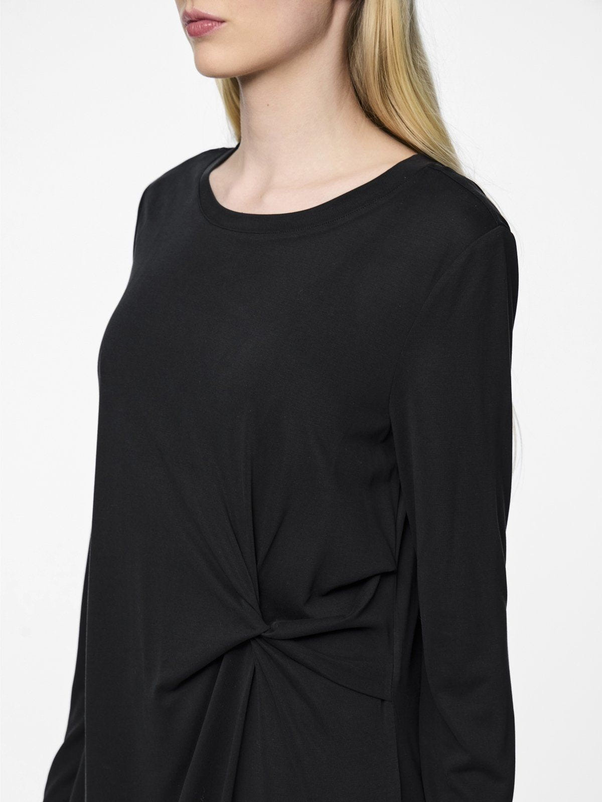 Φόρεμα μίντι basic Pieces 17151341 - Μαύρο - thefashionproject.gr - PIECES