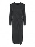 Φόρεμα μίντι basic Pieces 17151341 - Μαύρο - thefashionproject.gr - PIECES