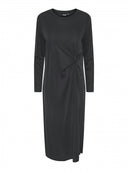 Φόρεμα μίντι basic Pieces 17151341 - Μαύρο - thefashionproject.gr - PIECES