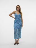 Φόρεμα πλεκτό μίντι Vero Moda 10328135 - Μπλε - thefashionproject.gr - VERO MODA