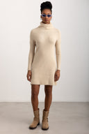 Φόρεμα πλεκτό ζιβάγκο Only 15140166 - Μπεζ - thefashionproject.gr - ONLY