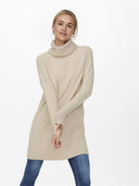 Φόρεμα πλεκτό ζιβάγκο Only 15140166 - Μπεζ - thefashionproject.gr - ONLY