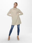 Φόρεμα πλεκτό ζιβάγκο Only 15140166 - Μπεζ - thefashionproject.gr - ONLY