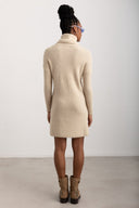 Φόρεμα πλεκτό ζιβάγκο Only 15140166 - Μπεζ - thefashionproject.gr - ONLY