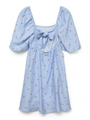 Φόρεμα ριγέ με κεράσια Vero Moda 10324644 - Γαλάζιο - thefashionproject.gr - VERO MODA