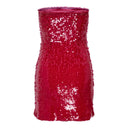 Φόρεμα strapless με παγέτες ONLY 15309738 - Κόκκινο - thefashionproject.gr - ONLY