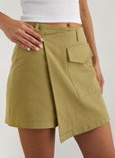 Φούστα σορτς με τσέπη