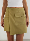 Φούστα σορτς με τσέπη