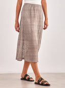 Φούστα κιπούρ Vero Moda 10309300 - Τάουπε - thefashionproject.gr - VERO MODA