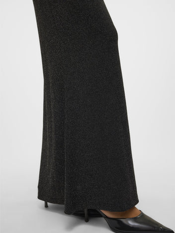 Φούστα μάξι με glitter ύφασμα Vero Moda 10316739 - Μαύρο/Ασημί - thefashionproject.gr - VERO MODA