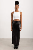 Φούστα μάξι με παγιέτες ONLY 15337139 - Μαύρο - thefashionproject.gr - ONLY