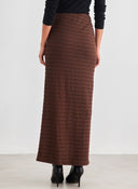 Φούστα μάξι με σούρα στο πλάι Vero Moda 10309750 - Καφέ - thefashionproject.gr - VERO MODA