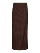 Φούστα μάξι με σούρα στο πλάι Vero Moda 10309750 - Καφέ - thefashionproject.gr - VERO MODA