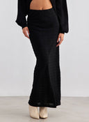 Φούστα μάξι με σούρα στο πλάι Vero Moda 10309750 - Μαύρο - thefashionproject.gr - VERO MODA