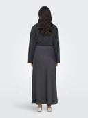 Φούστα μάξι σατέν ONLY 15333343 - Ανθρακί - thefashionproject.gr - ONLY