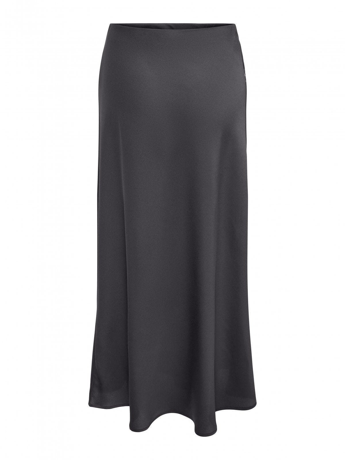 Φούστα μάξι σατέν ONLY 15333343 - Ανθρακί - thefashionproject.gr - ONLY