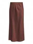 Φούστα μάξι σατέν ONLY 15333343 - Καφέ - thefashionproject.gr - ONLY