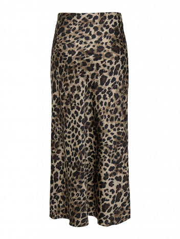 Φούστα μάξι σατέν ONLY 15333343 - Leopard - thefashionproject.gr - ONLY