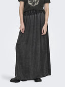 Φούστα με denim όψη και μπάσκα ONLY 15320036 - Ανθρακί - thefashionproject.gr - ONLY