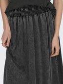 Φούστα με denim όψη και μπάσκα ONLY 15320036 - Ανθρακί - thefashionproject.gr - ONLY