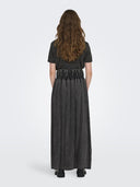 Φούστα με denim όψη και μπάσκα ONLY 15320036 - Ανθρακί - thefashionproject.gr - ONLY