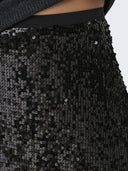 Φούστα με παγιέτες ONLY 15332682 - Μαύρο - thefashionproject.gr - ONLY