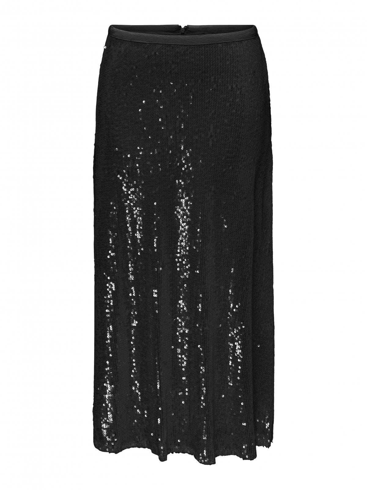 Φούστα με παγιέτες ONLY 15332682 - Μαύρο - thefashionproject.gr - ONLY