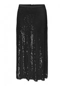 Φούστα με παγιέτες ONLY 15332682 - Μαύρο - thefashionproject.gr - ONLY