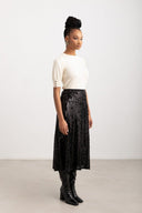 Φούστα με παγιέτες ONLY 15332682 - Μαύρο - thefashionproject.gr - ONLY