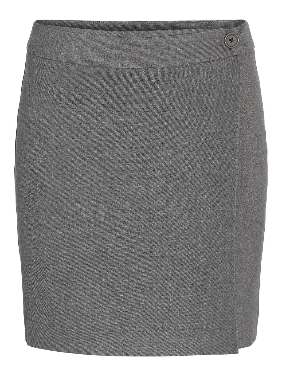 Φούστα μίνι φάκελος Noisy May 27028781 - Ανθρακί - thefashionproject.gr - NOISY MAY