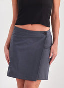 Φούστα μίνι φάκελος Noisy May 27028781 - Ανθρακί - thefashionproject.gr - NOISY MAY