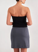 Φούστα μίνι φάκελος Noisy May 27028781 - Ανθρακί - thefashionproject.gr - NOISY MAY