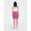 Φούστα μίνι με πλέξη ONLY 15306720 - Φούξια - thefashionproject.gr - ONLY