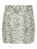 Φούστα μίνι με print PIECES 17154598 - Λευκό/Μαύρο - thefashionproject.gr - PIECES