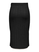Φούστα πλεκτή μίντι ONLY 15330190 - Μαύρο - thefashionproject.gr - ONLY
