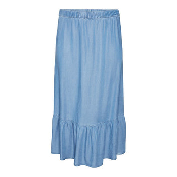 Φούστα plus size Vero Moda Curve 10305637 - Μπλε jean - thefashionproject.gr - VERO MODA CURVE
