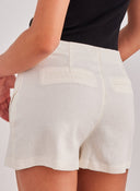 Φούστα σορτς με λινό ONLY 15310904 - Ζαχαρί - thefashionproject.gr - ONLY