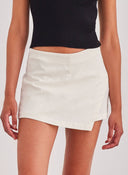 Φούστα σορτς με λινό ONLY 15310904 - Ζαχαρί - thefashionproject.gr - ONLY