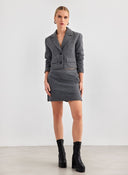 Φούστα σορτς μίνι Only 15305632 - Γκρι σκούρο - thefashionproject.gr - ONLY