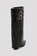 Gaiter Boots - Black Matte - thefashionproject.gr - Ideal shoes