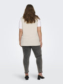 Γιλέκο μακρύ plus size CARMAKOMA 15319367 - Ζαχαρί - thefashionproject.gr - CARMAKOMA